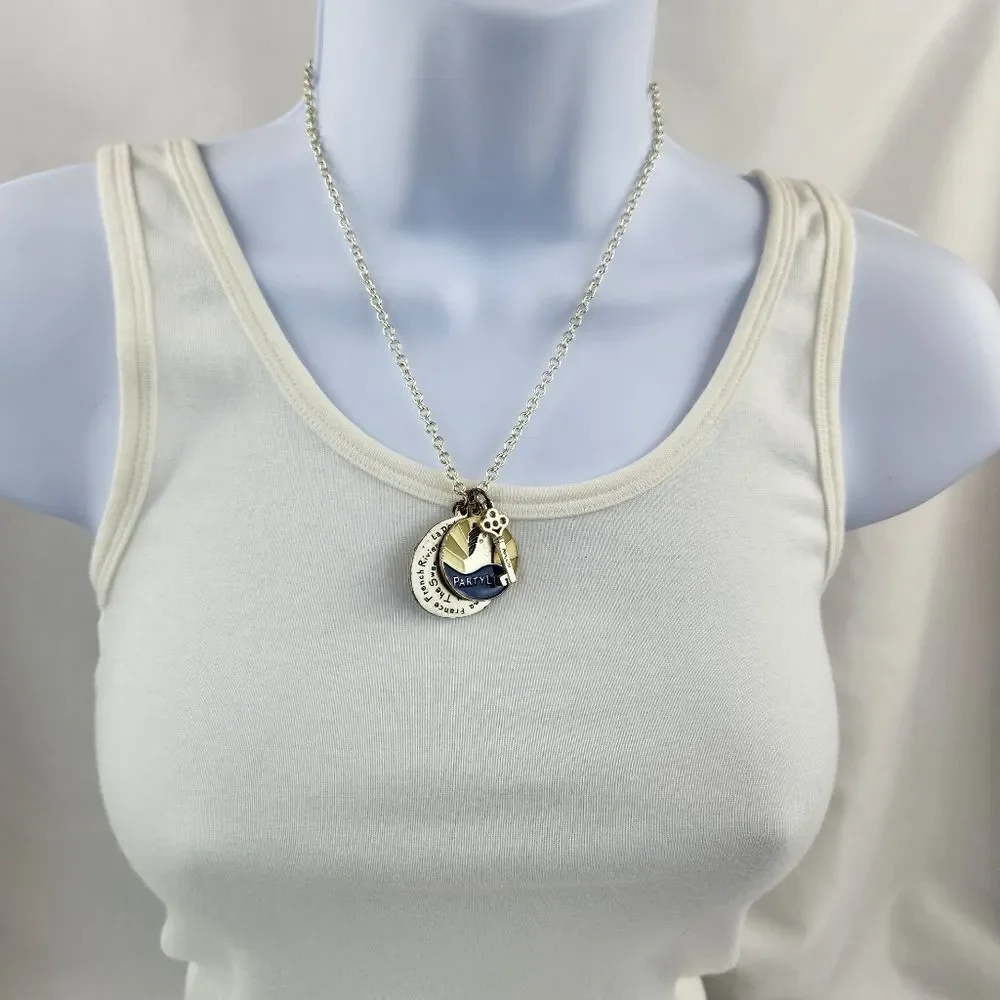 💜PartyLite Mediterranean Cruise Charm Necklace